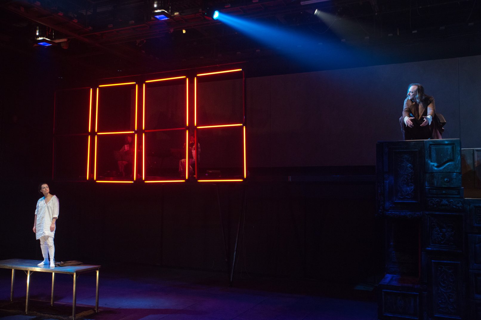 Den Haag, 11-02-2013. Beeld uit de voorstelling "Schiller" regie David Geysen Foto: Leo van Velzen.